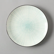 Load image into Gallery viewer, 8-Inch Porcelain Shallow Dish – Elegant Round Dinner Plate Collection
