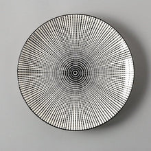 Load image into Gallery viewer, 8-Inch Porcelain Shallow Dish – Elegant Round Dinner Plate Collection