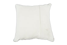 Load image into Gallery viewer, Hand Woven Boho Tribal Accent Mustard and Blue Jute and Wool Pillow, Cushion | PL13