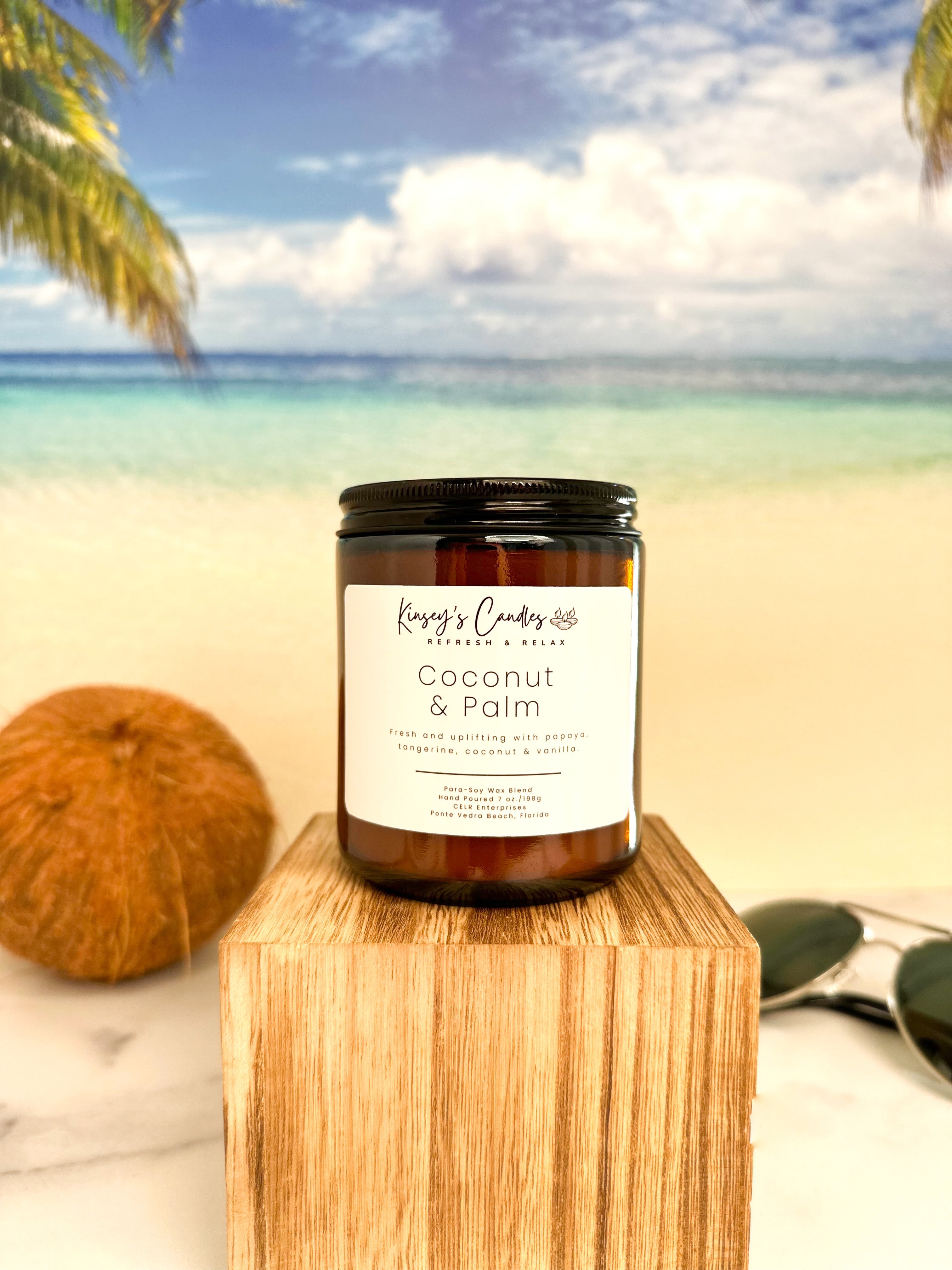 coconut water and palm leaf candle Coconut & Palm Candle