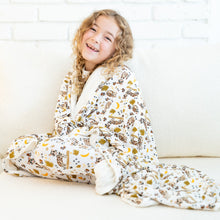 Load image into Gallery viewer, Ocelot Reversible Double Layer Bamboo Blanket