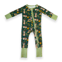 Load image into Gallery viewer, Ocelot Baby Zip Pajamas
