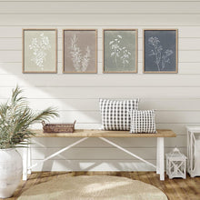 Load image into Gallery viewer, Framed Botanical Print Wall Art Set of 4