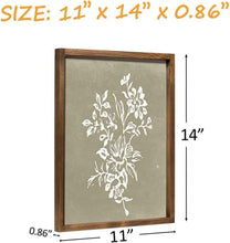 Load image into Gallery viewer, Framed Botanical Print Wall Art Set of 4