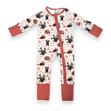 Load image into Gallery viewer, Red Panda Baby Zip Pajamas