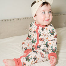 Load image into Gallery viewer, Red Panda Baby Zip Pajamas