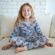 Load image into Gallery viewer, Sloth Kids Two-Piece Pajamas