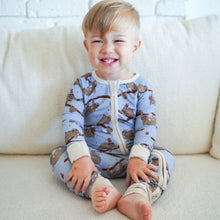 Load image into Gallery viewer, Sloth Baby Zip Pajamas
